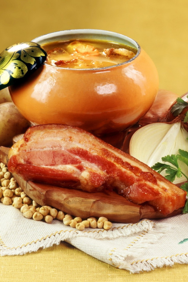 Суп в горшочке