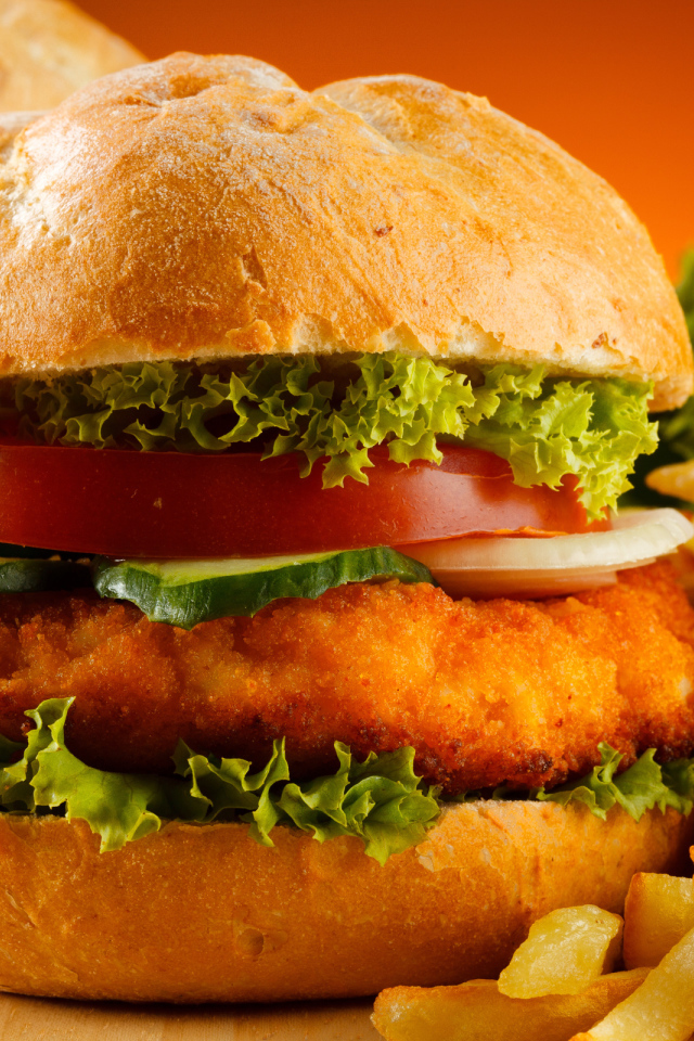 Аппетитный гамбургер