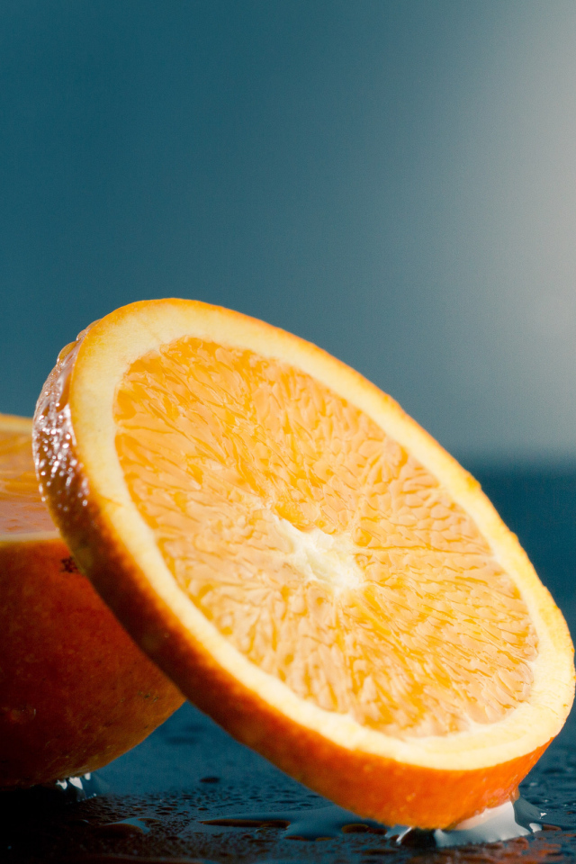 Нарезанный апельсин