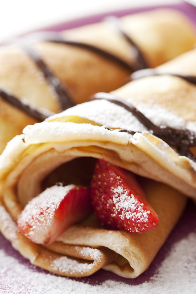 Блинчики с ягодами