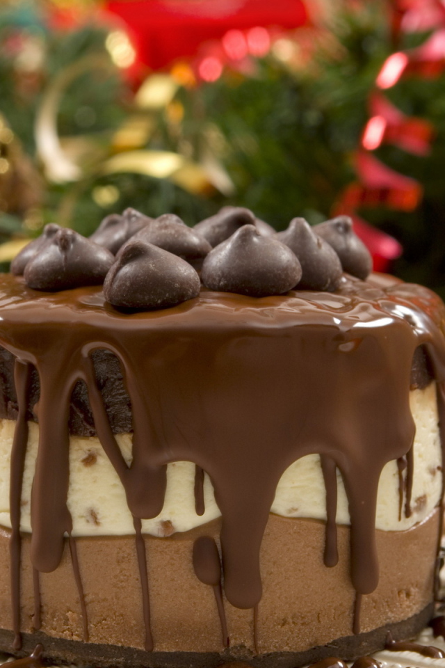 Шоколадное пирожное