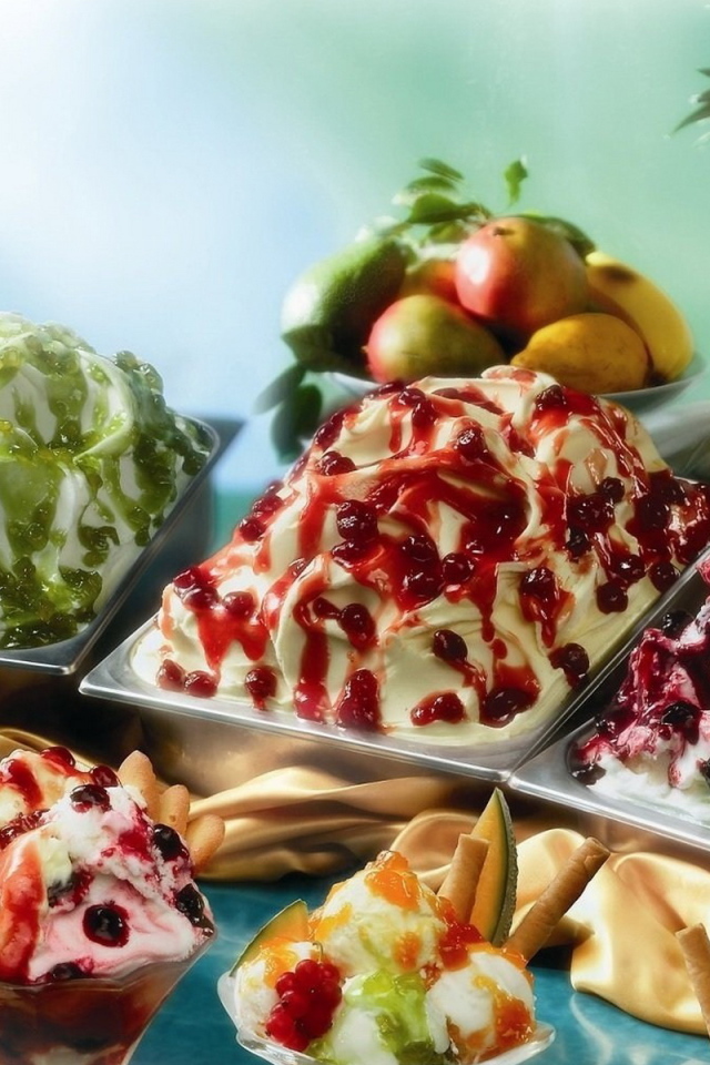 Фруктовое мороженое