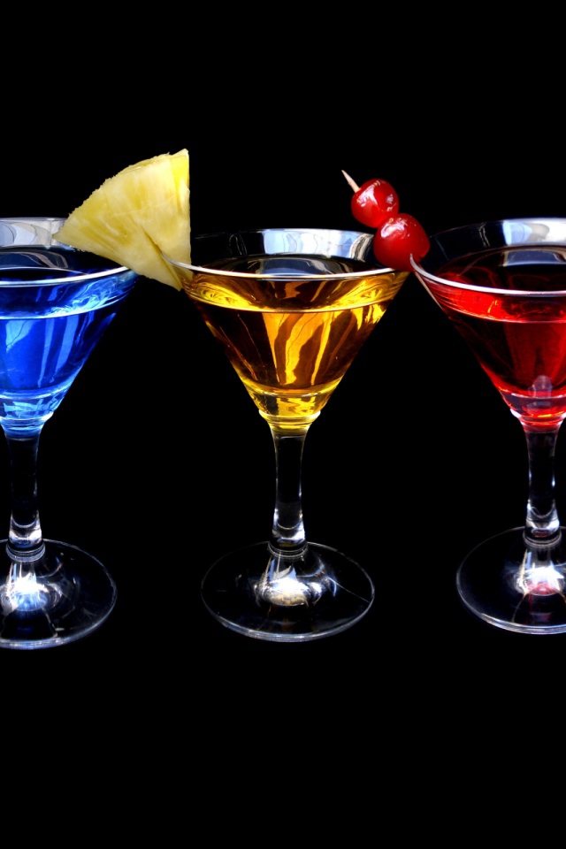 Яркие коктейли