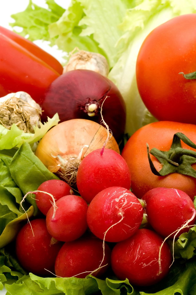 Свежие овощи