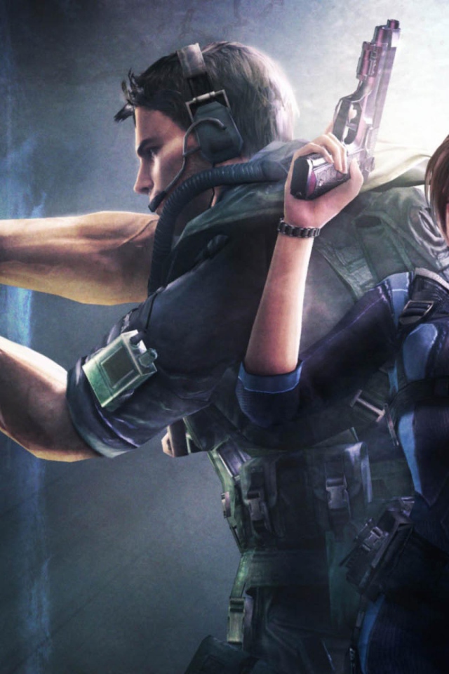 Герои Jill и Chris из Resident Evil Revelations  
