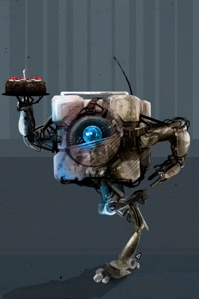 Робот из игры Portal