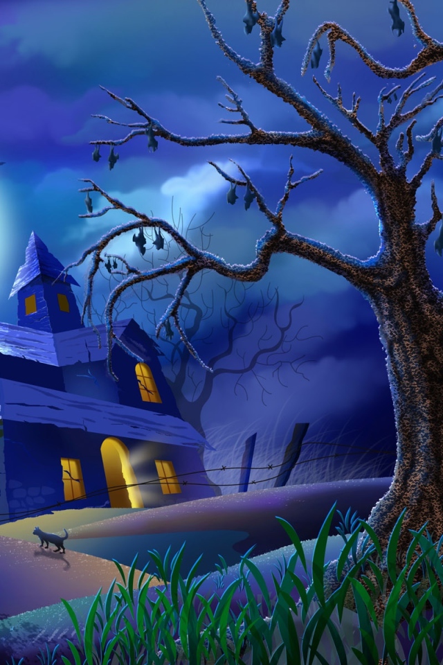 Темная ночь хэллоуина