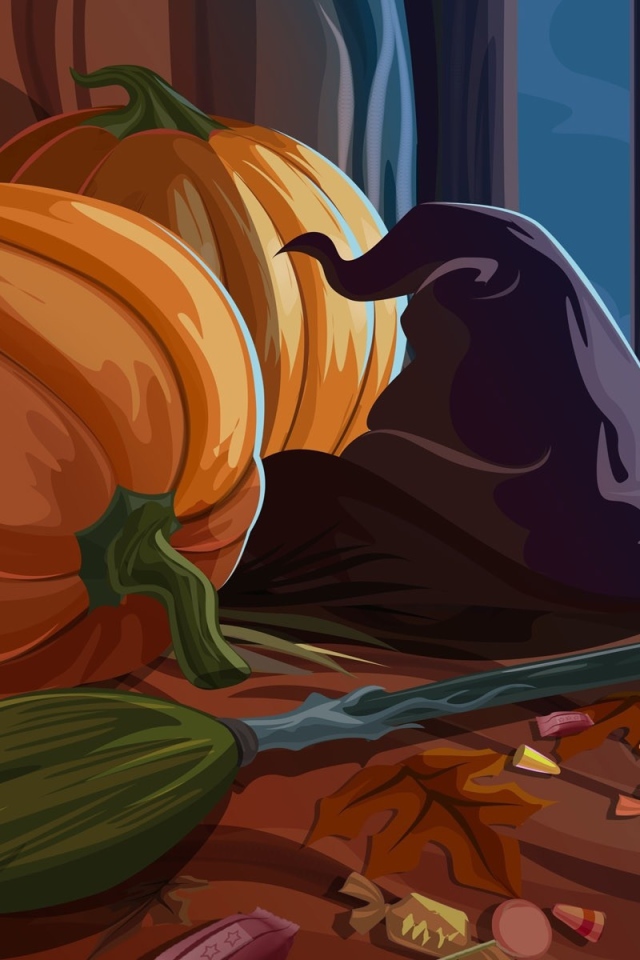 Тыквы и метла