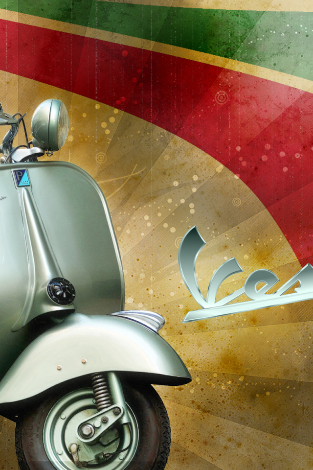 Vespa Винтажные обои
