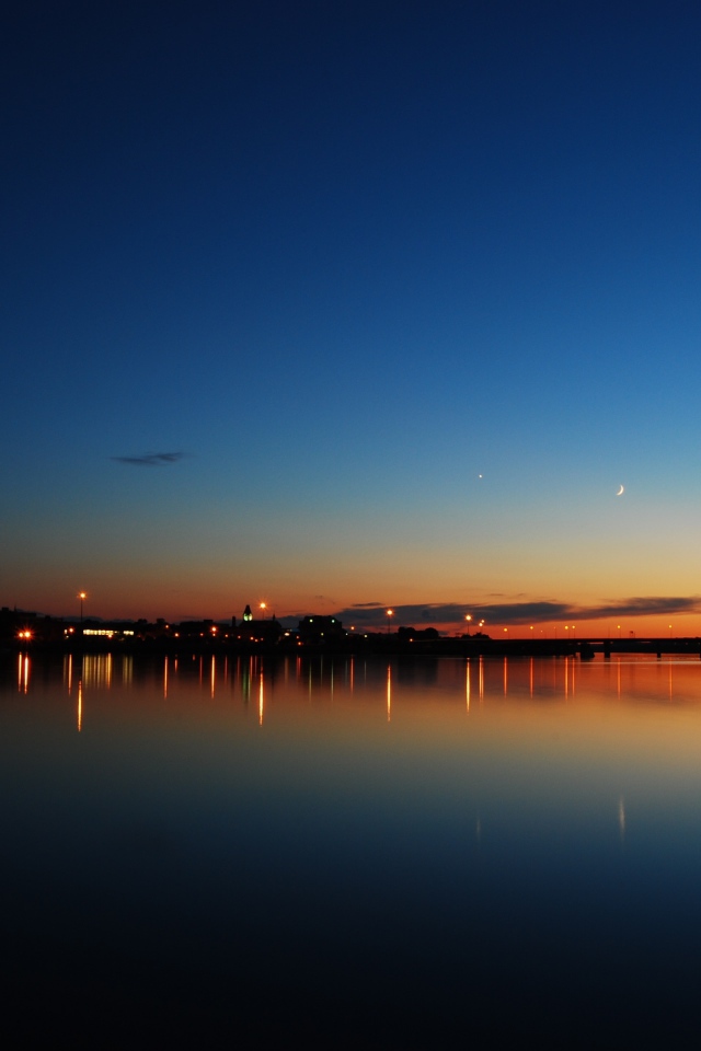 Ночь над озером