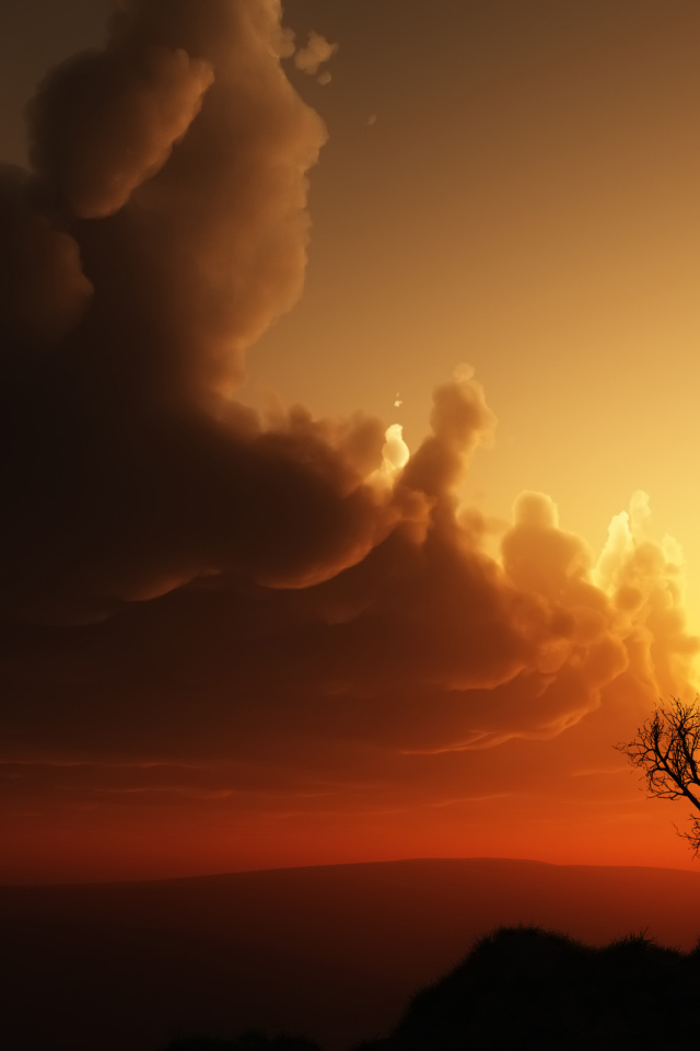 Закат и облака