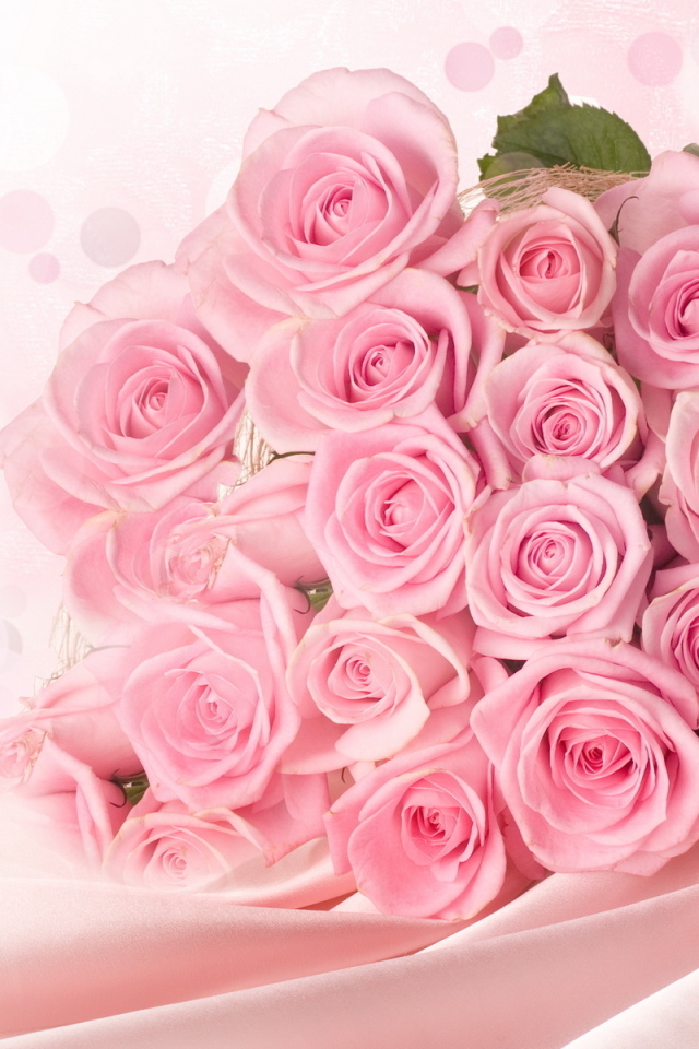 Розовый букет