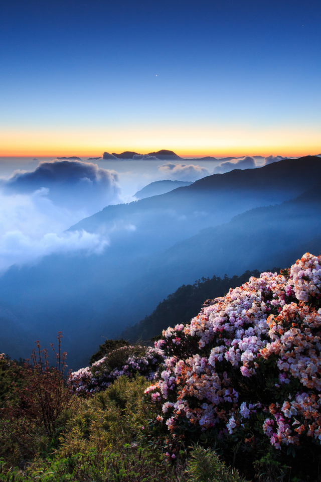 Горы в облаках