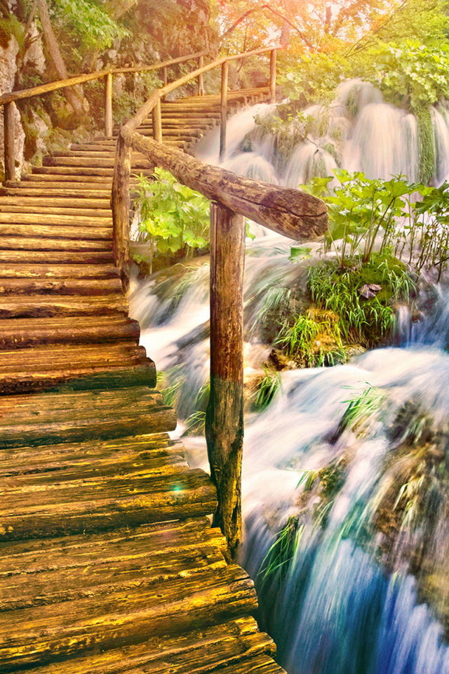 Деревянный мостик