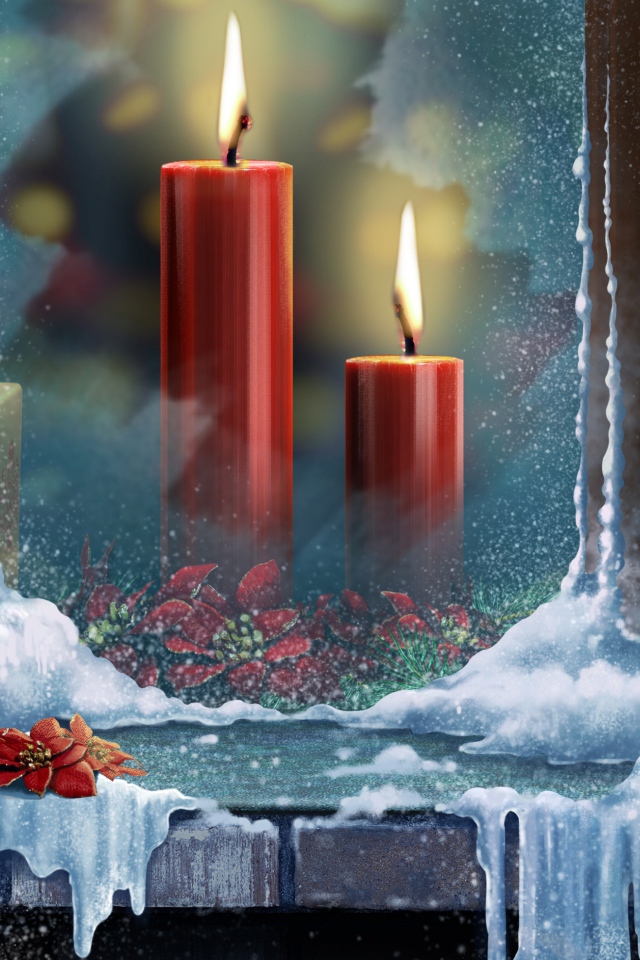 Свечи у окна