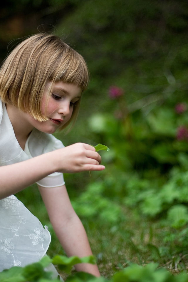 Девочка летом