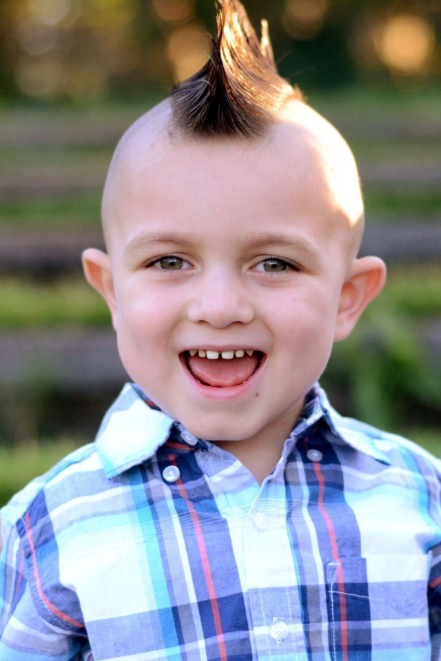 Мальчик с ирокезом