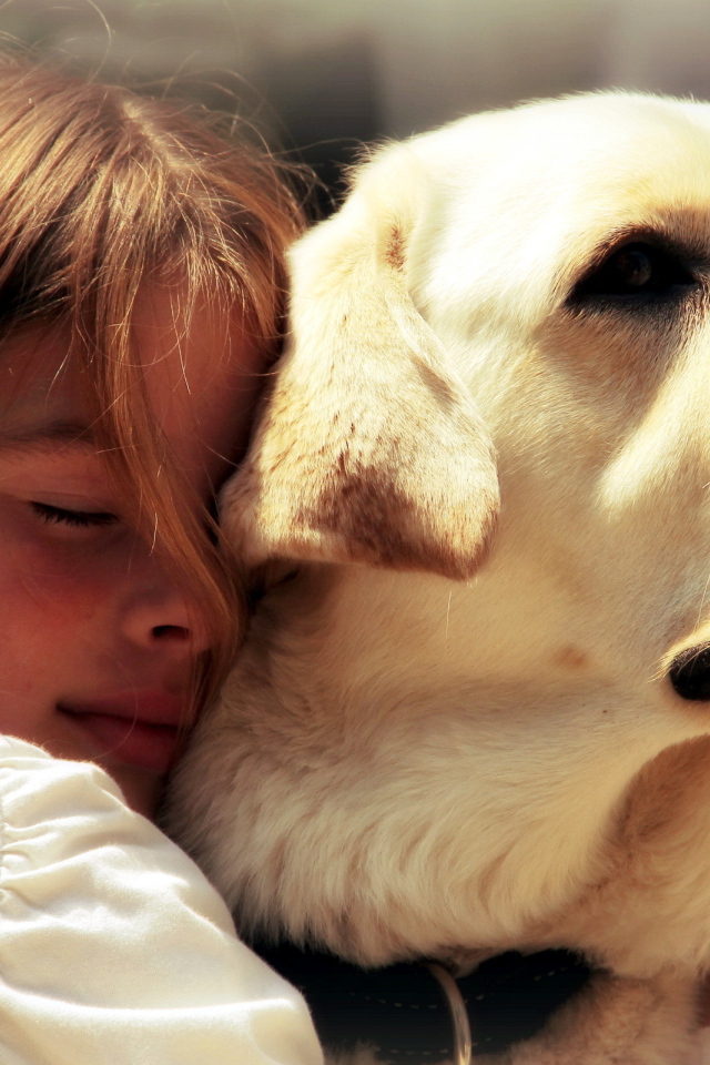 Девочка и собака