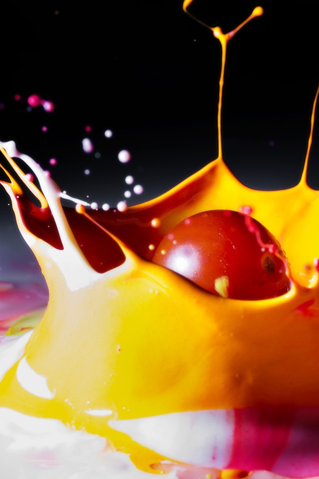 Шарик с краской