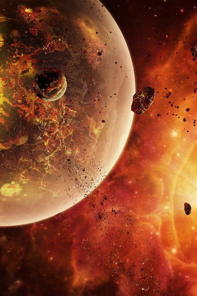 Раскаленная планета