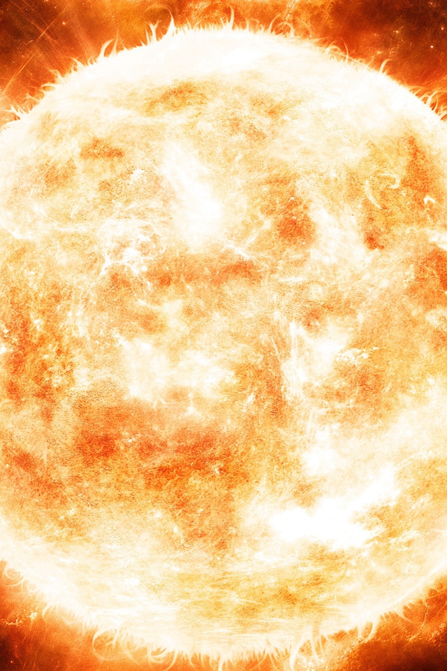 Горящее солнце