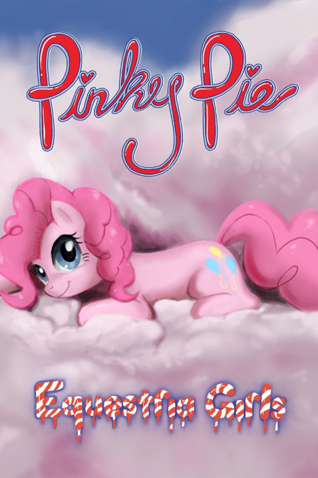 Розовая маленькая лошадка