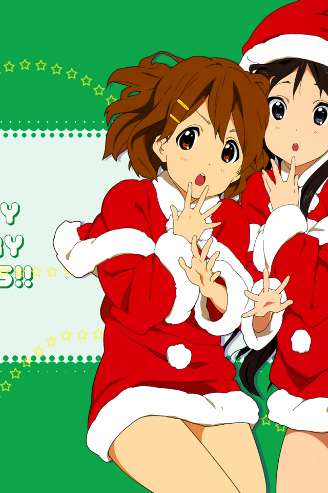 Девочки в наряде Санта клауса