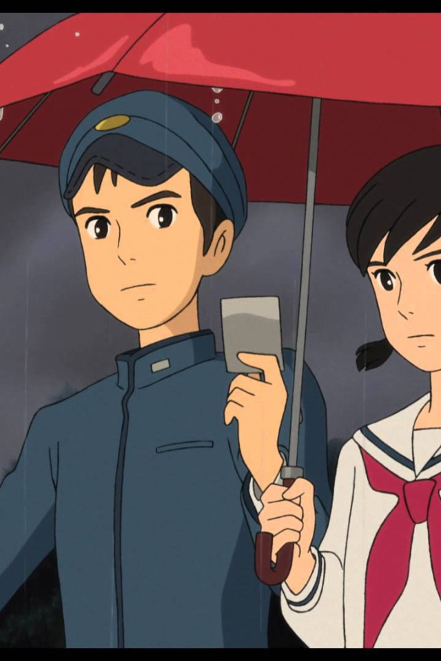 Со склонов Кокурико, парень и девушка под зонтом