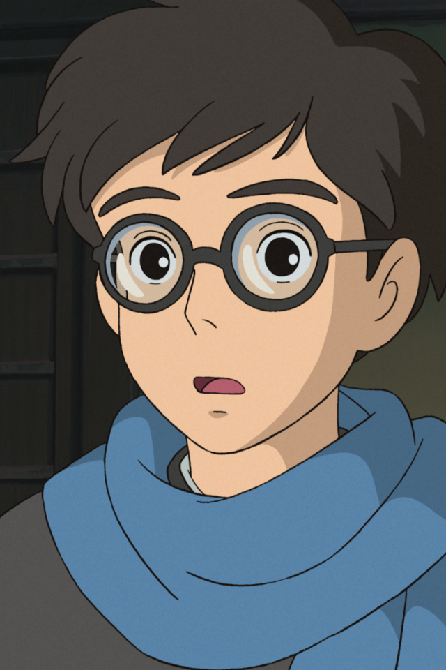 Kaze tachinu Миядзаки, мальчик в очках