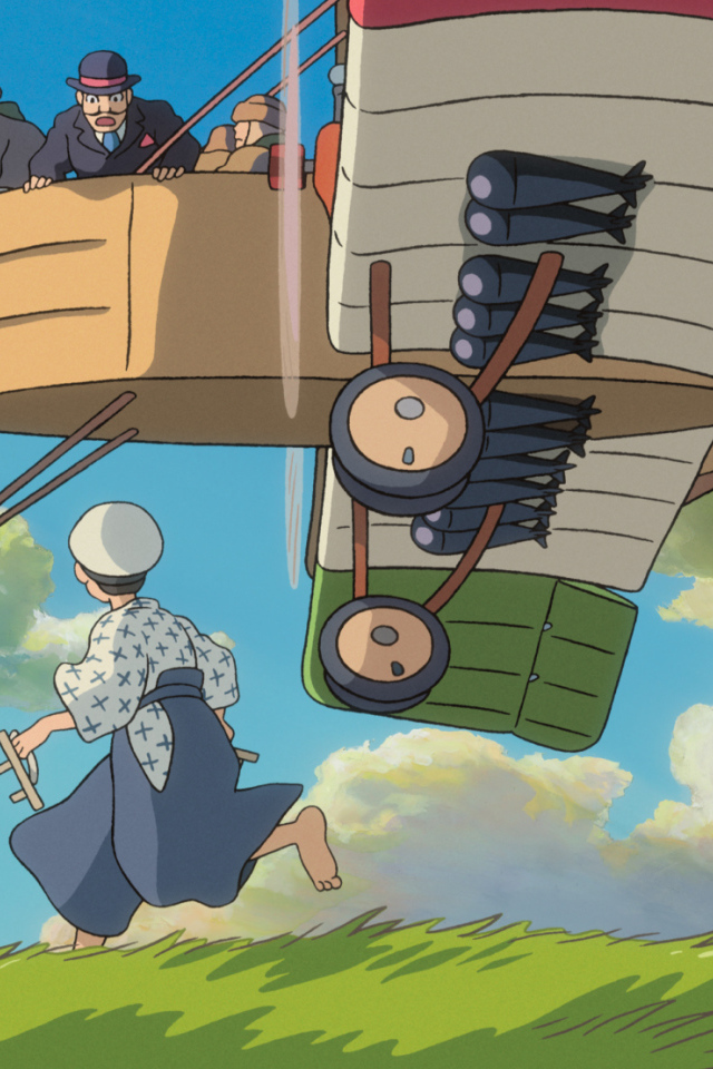 Аниме мультфильм Миядзаки ветер крепчает