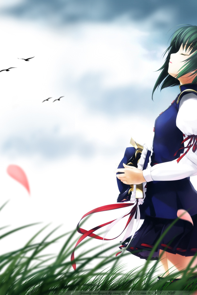 Девочка на поляне