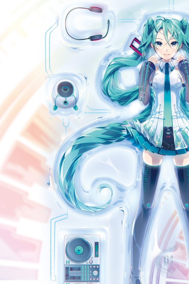 Vocaloid Hatsune девушка