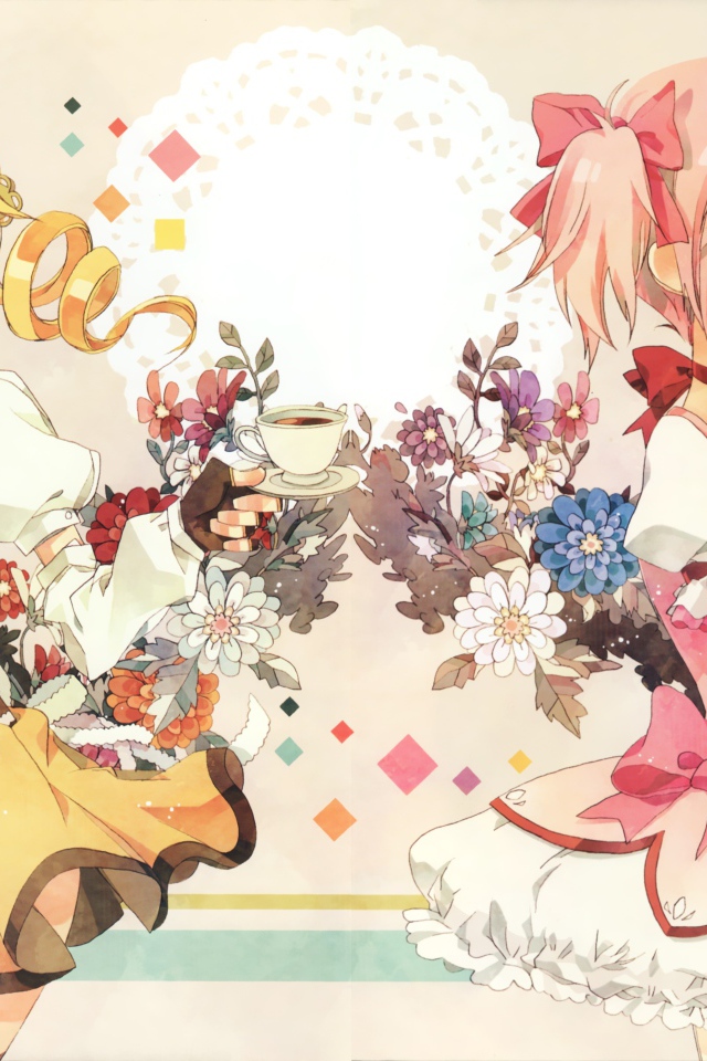 Подружки с цветами