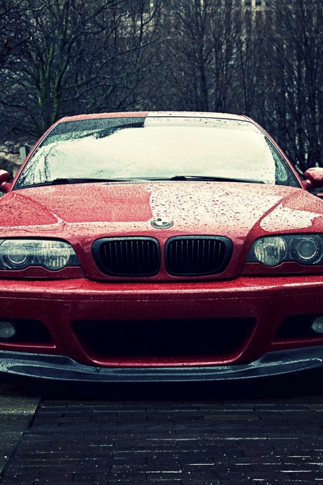 BMW E46 под дождем