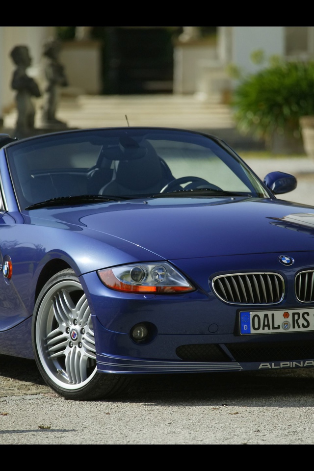 Синий BMW Alpina