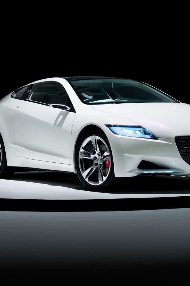 Белая Honda CR-Z