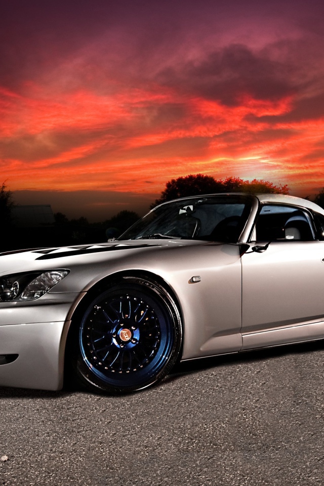 Белая Honda S2000