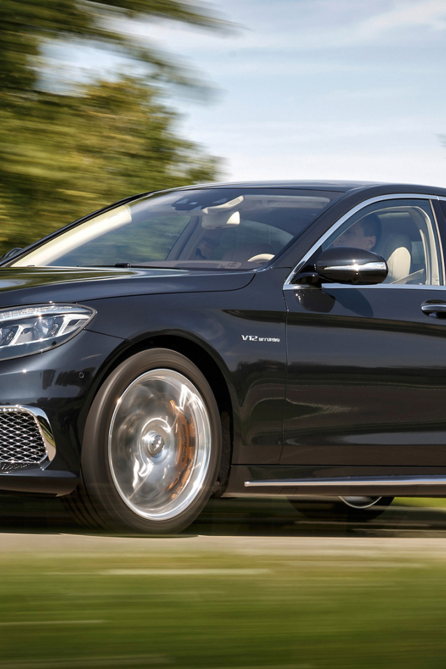 Черный Mercedes-Benz S65 AMG