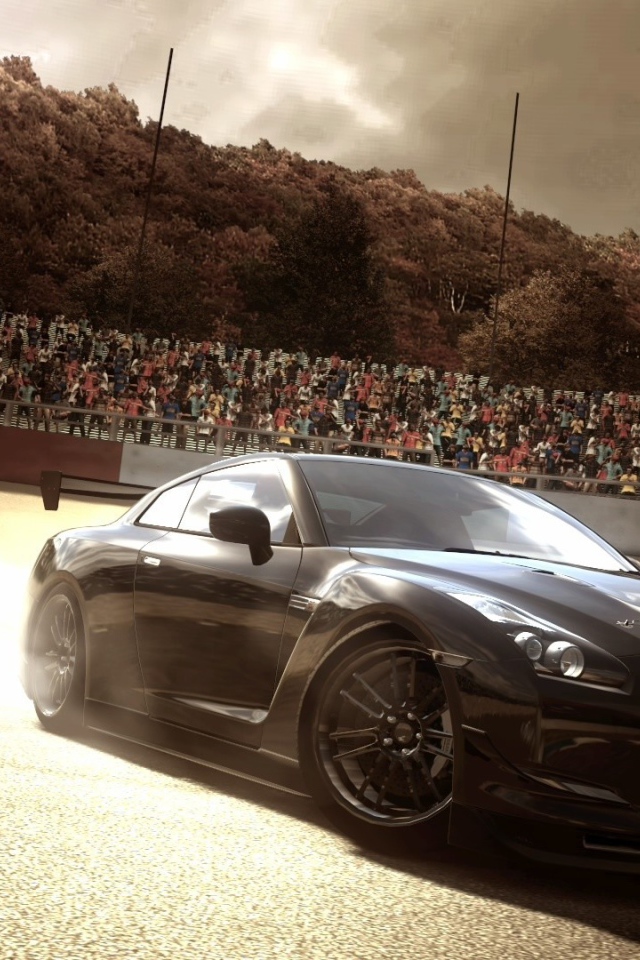 Черный Ниссан из видео игры