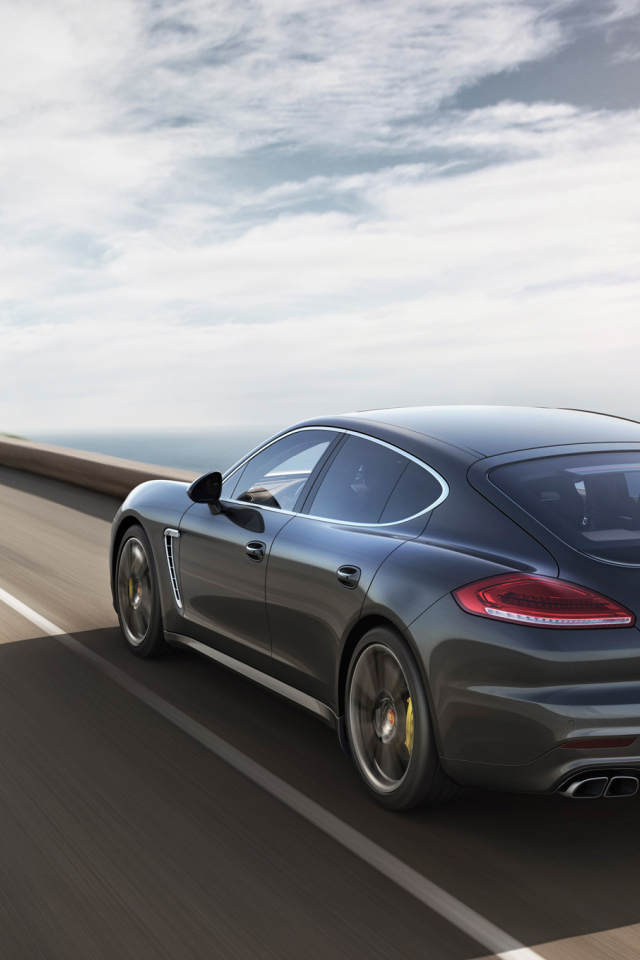  Porsche Panamera Turbo S 2014 с зади
