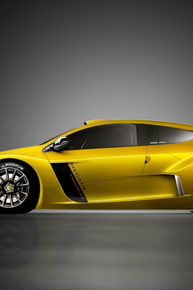 	 Yellow luxury car