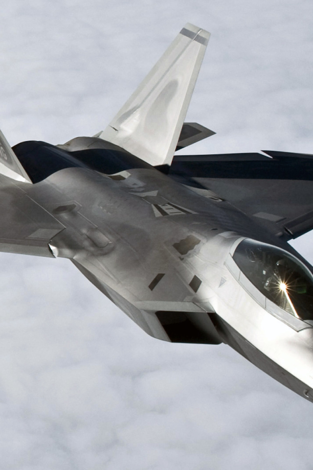 F-22 Раптор в полете