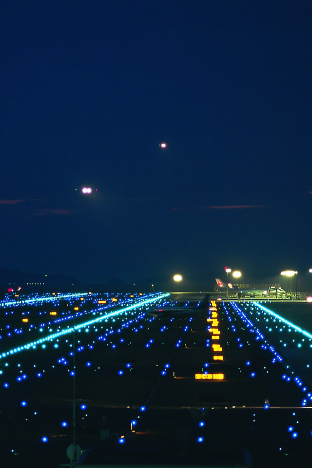 Посадочные огни аэропорта
