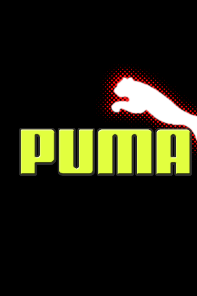 Puma зеленый и красный
