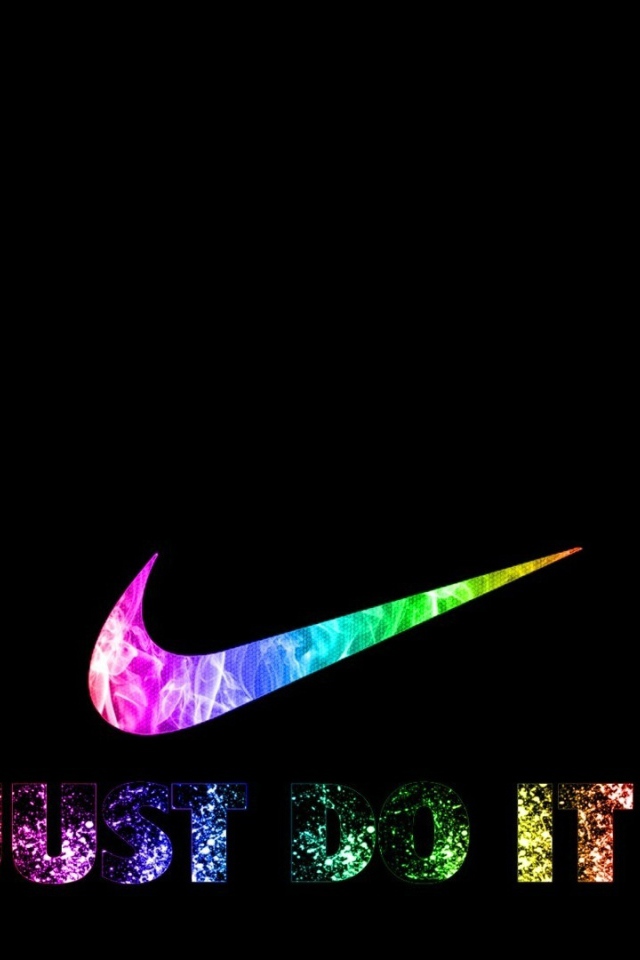 многоцветный логотип Nike