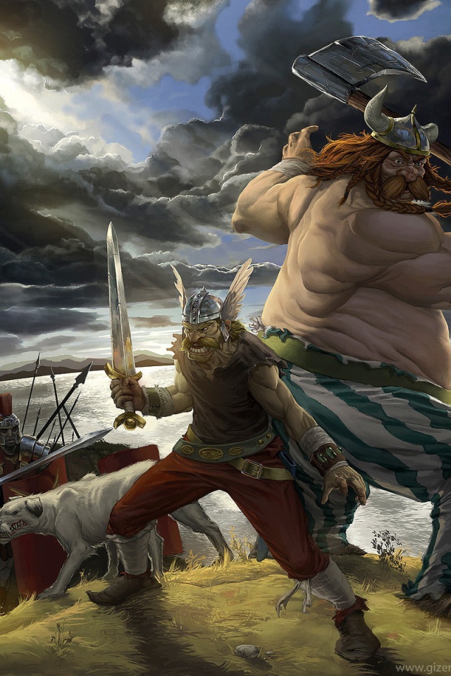 Астерикс и обеликс против Римлян