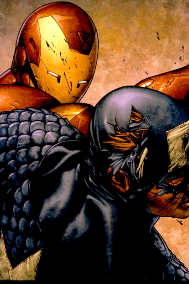 Капитан Америка против Железного Человека