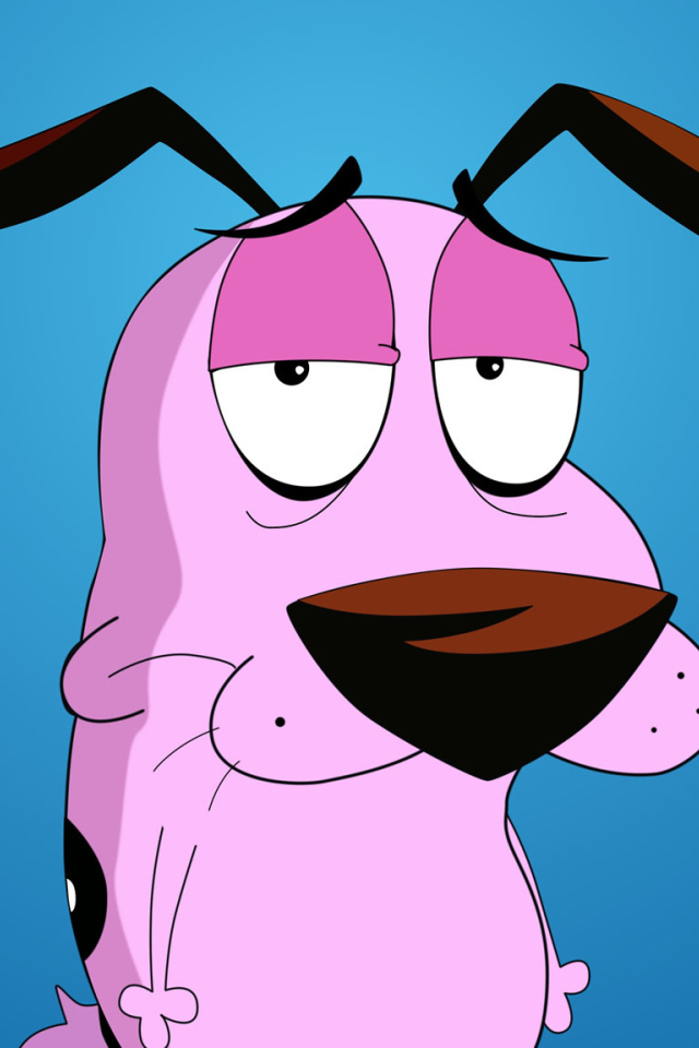 Кураж - трусливый пёс