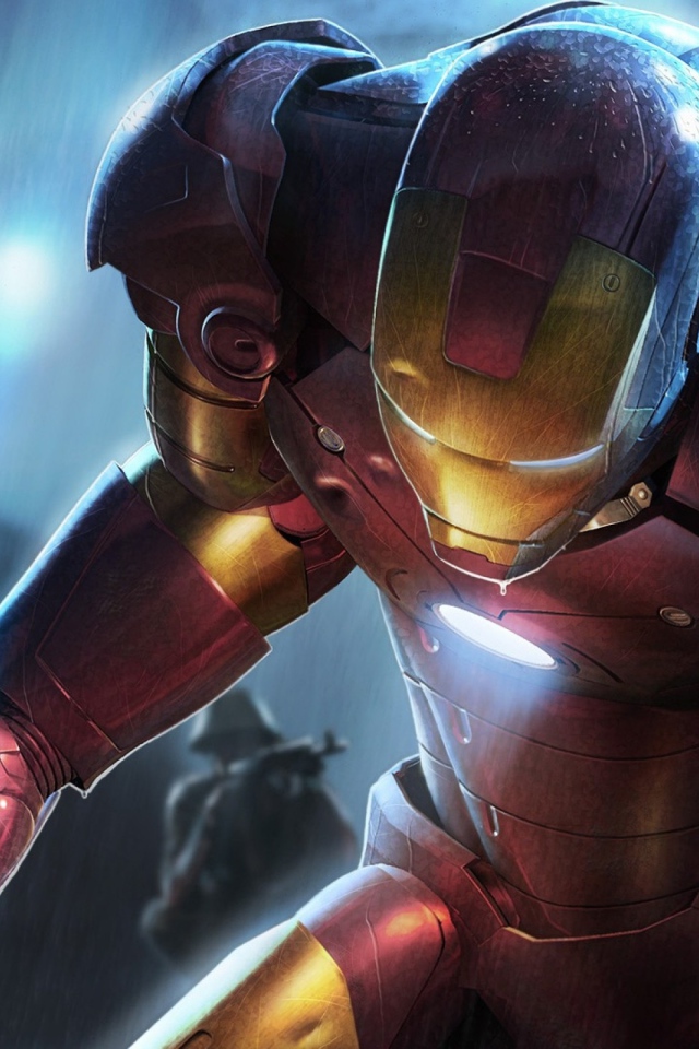 Поврежденный Железный человек