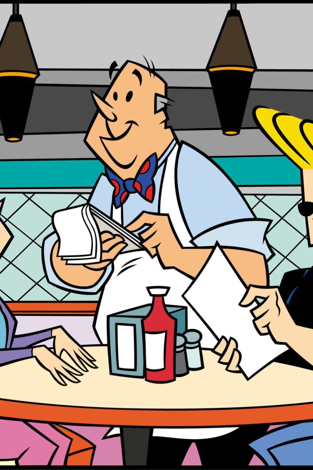 Джонни Браво в закусочной